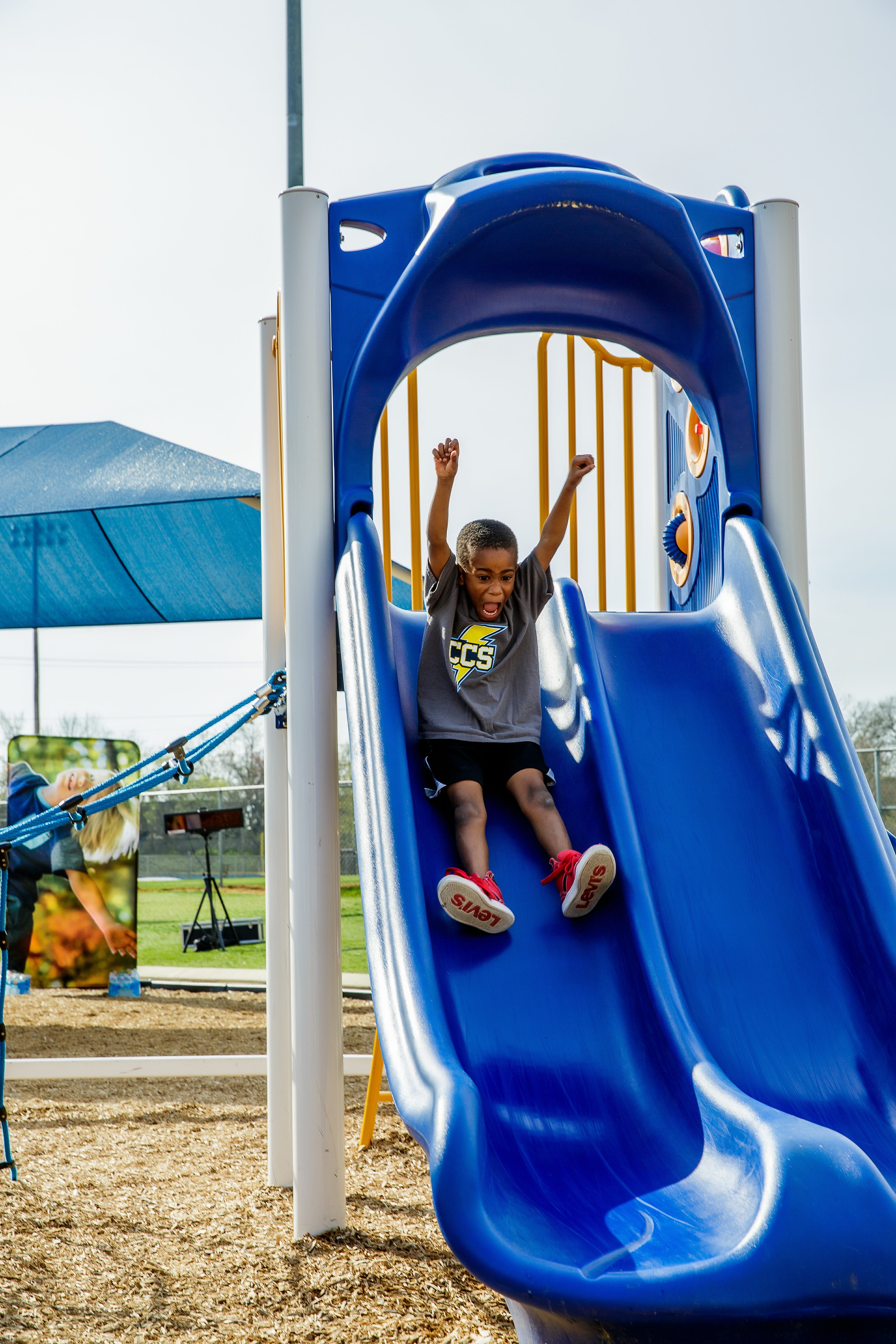 A School Playground Equipment with PlayOn! Curricu