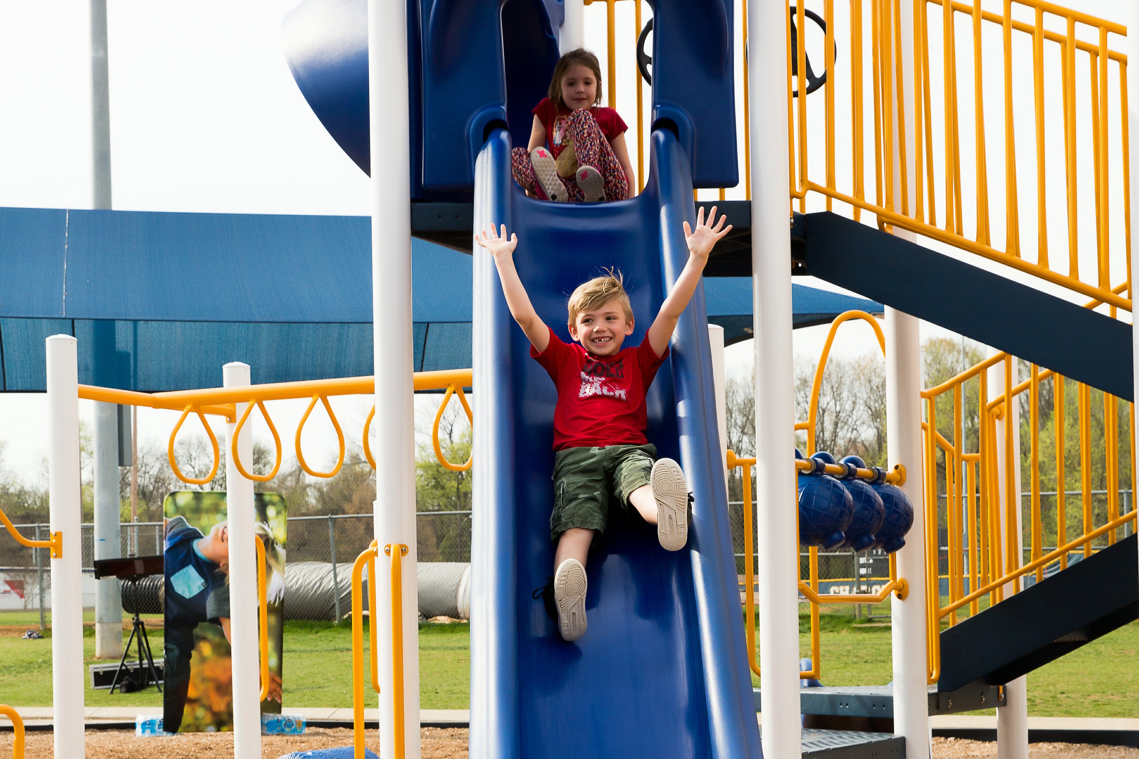 A School Playground Equipment with PlayOn! Curricu