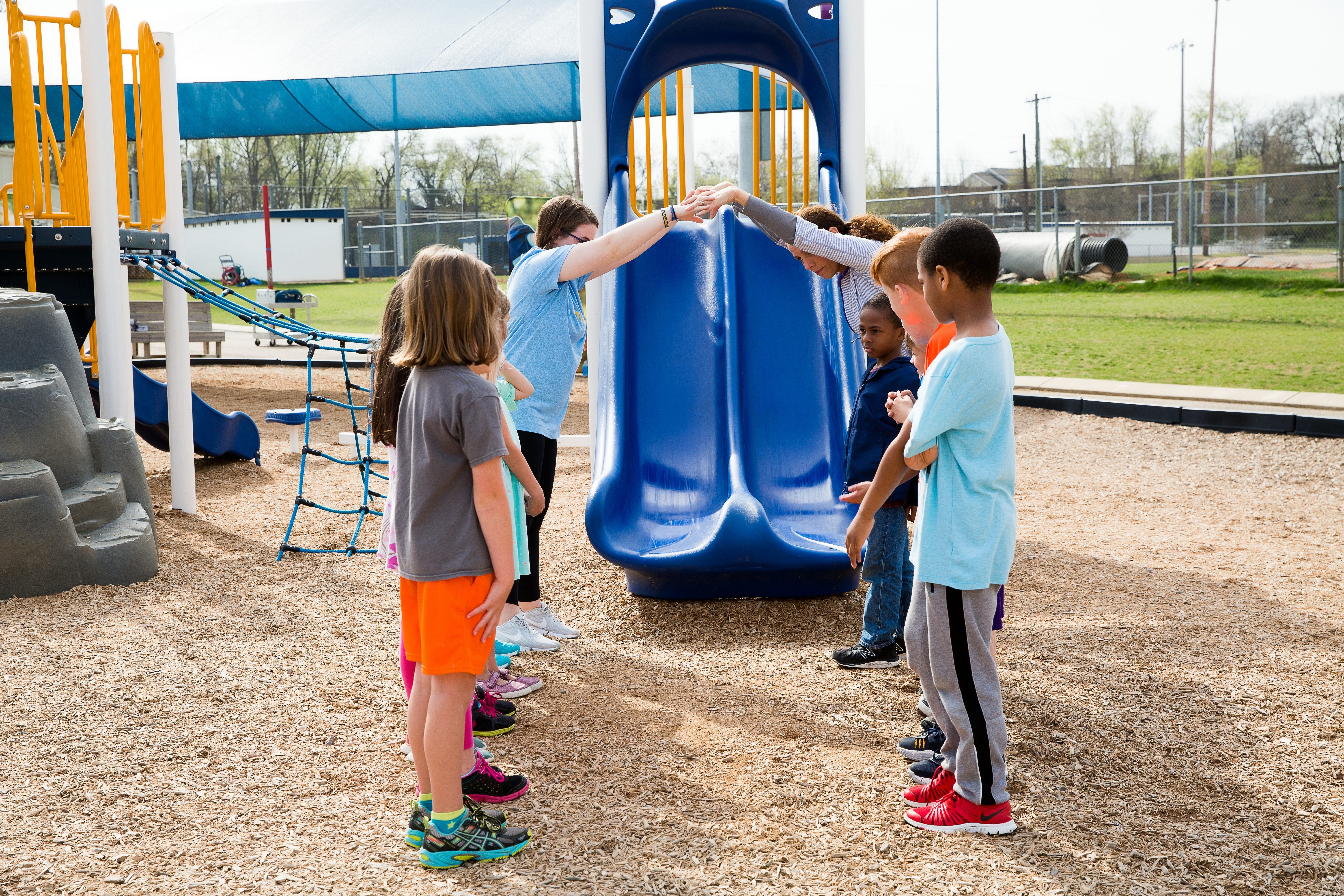 A School Playground Equipment with PlayOn! Curricu