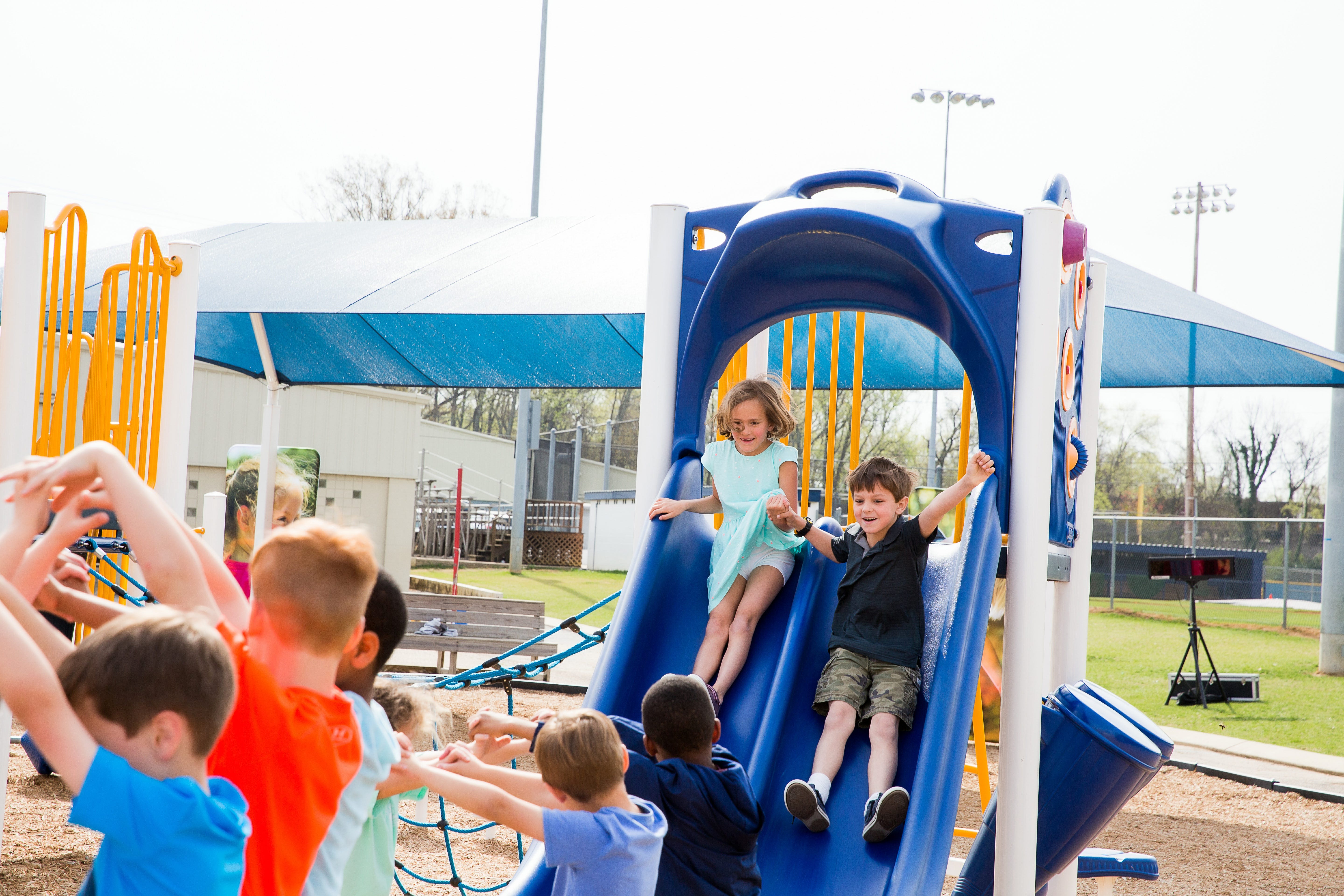 A School Playground Equipment with PlayOn! Curricu