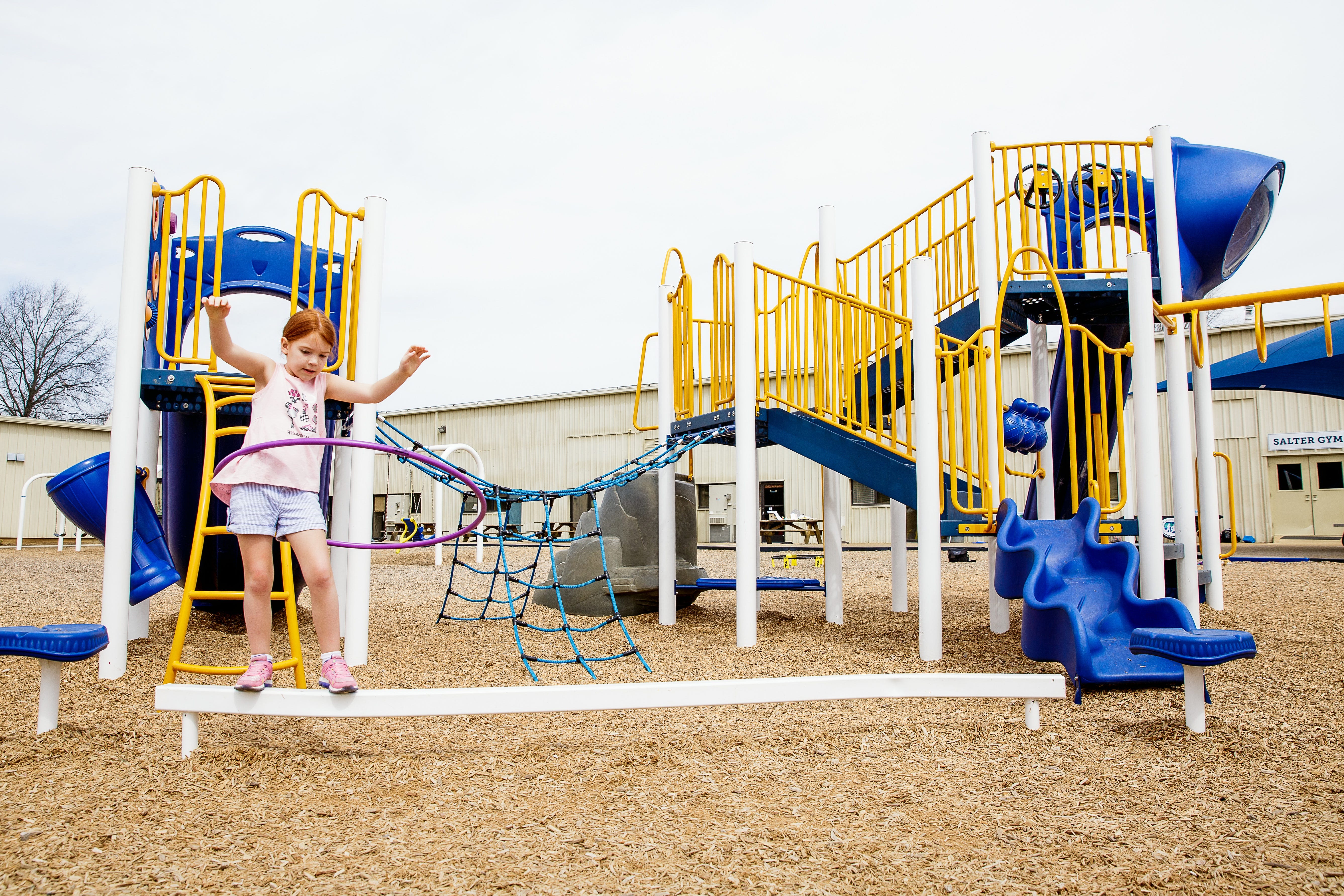 A School Playground Equipment with PlayOn! Curricu
