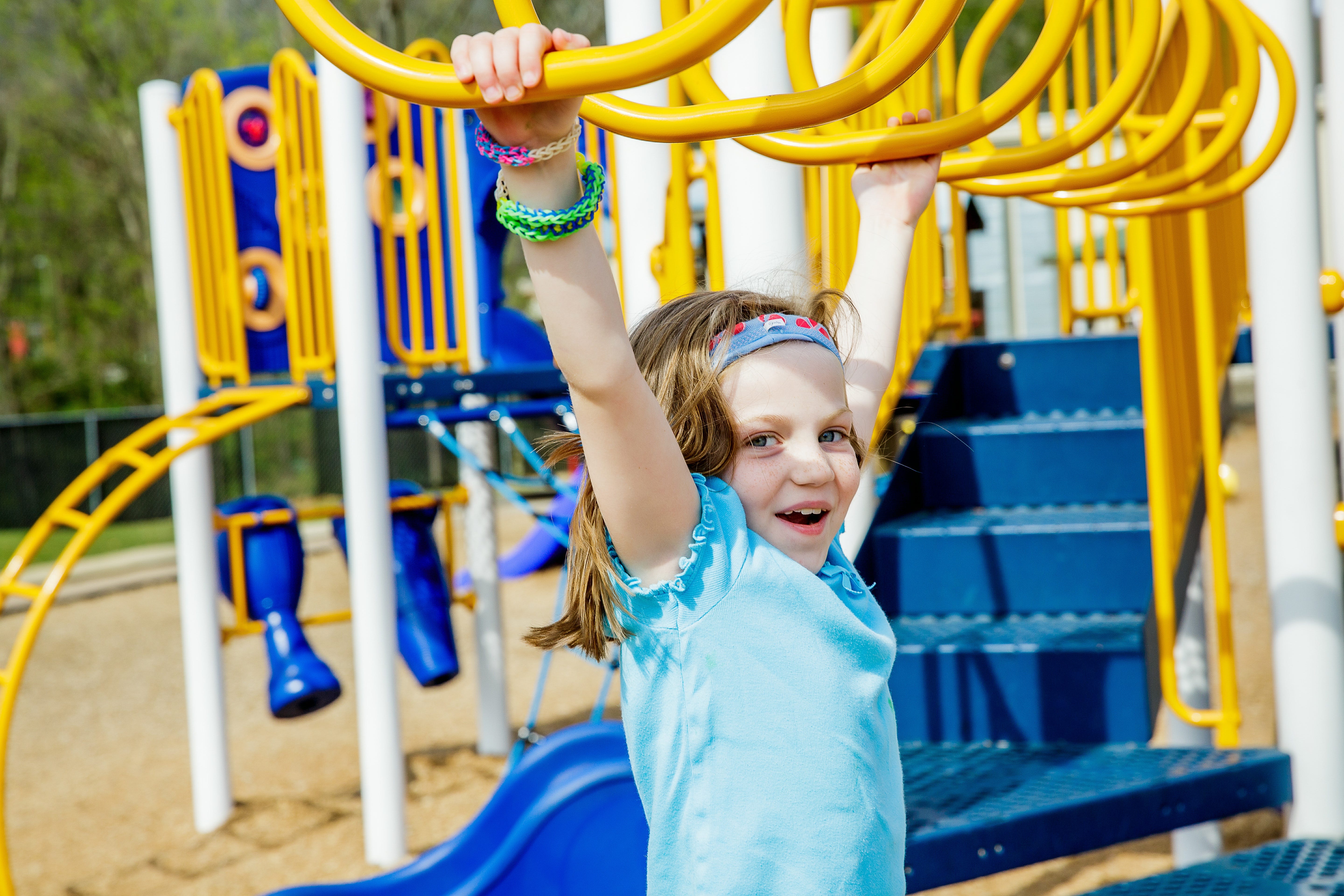 A School Playground Equipment with PlayOn! Curricu