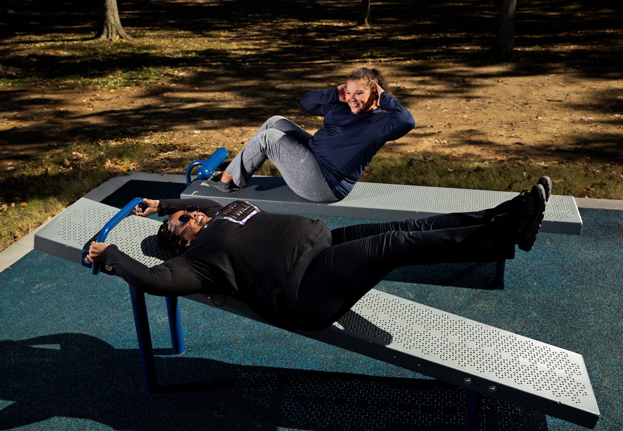 Outdoor Gym Equipment - Color Options