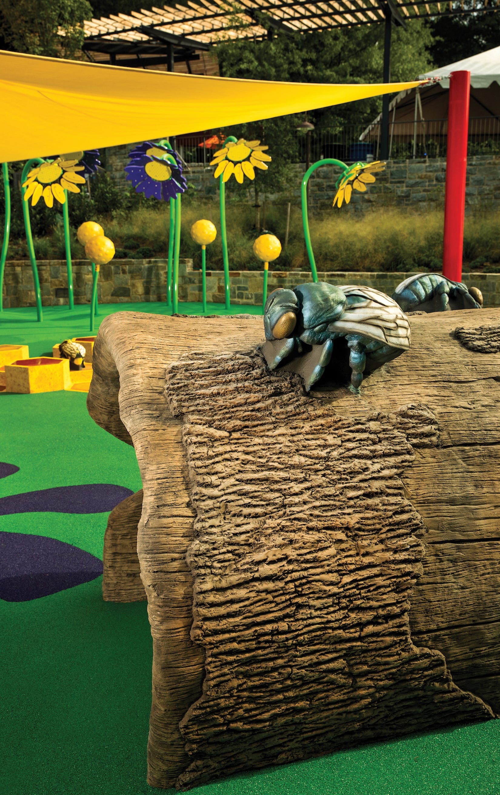 Bee-Themed Playground