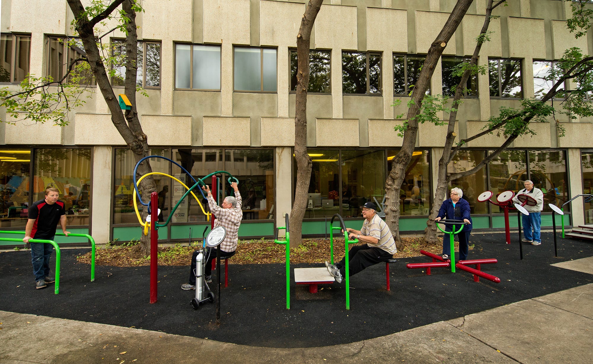 Outdoor Gym Equipment - Color Options