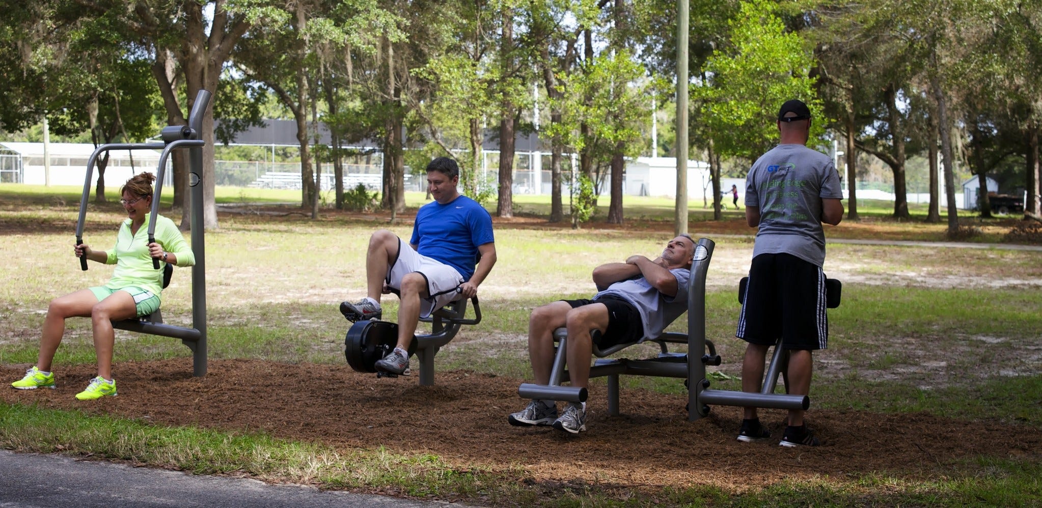 Outdoor Fitness Equipment Gives Everyone a Chance to Exercise