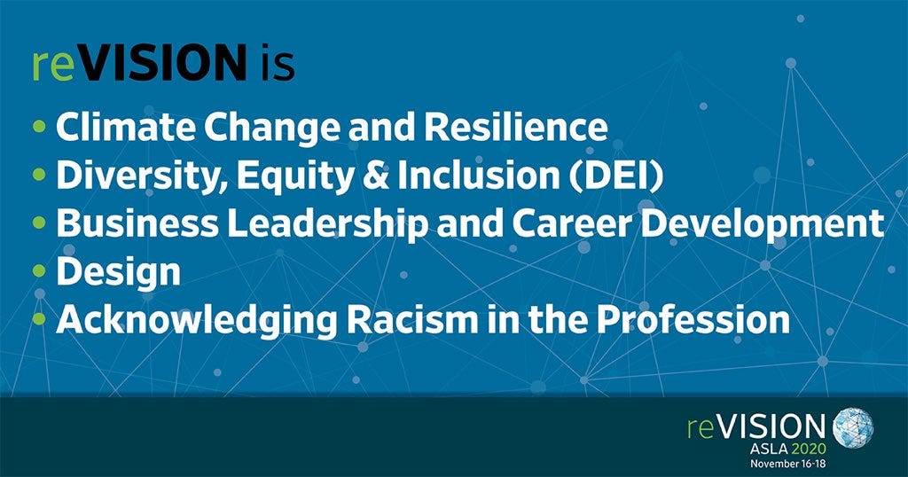 reVISION 2020 ASLA Conference ad