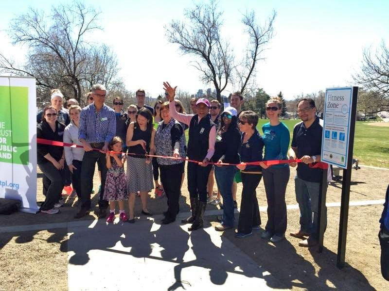 Zuni Park in Denver, Colo., recently opened a new outdoor exercise equipment zone.