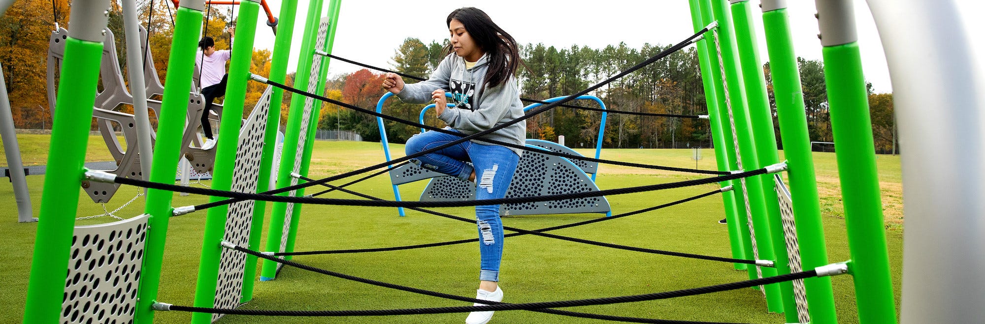 Transforming Playgrounds Into Ninja Warrior Obstacle Courses