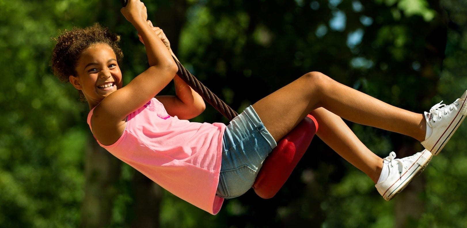girl on a swing
