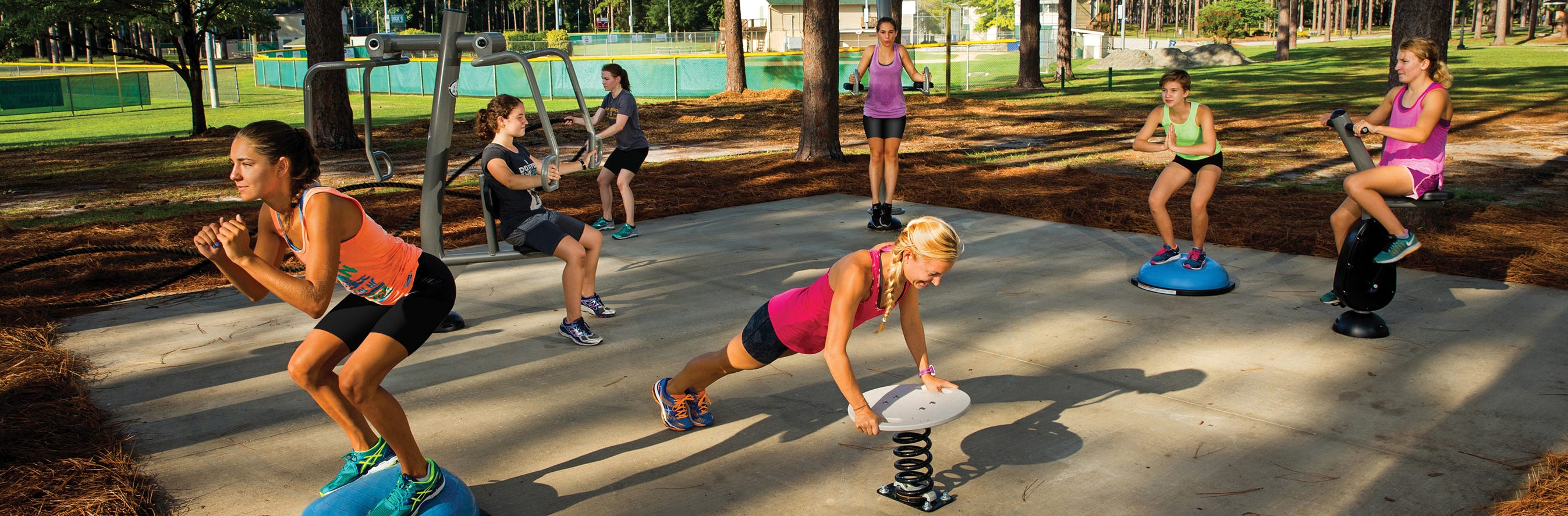 College and Outdoor Fitness - A Natural Fit