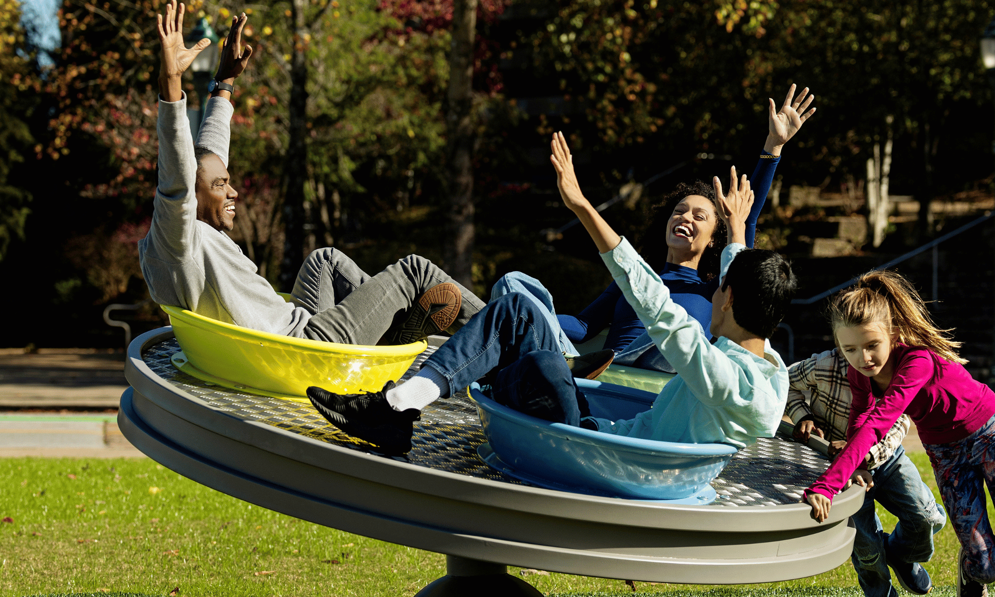 The Aurora Spinner: Give Intergenerational Play a Whirl!