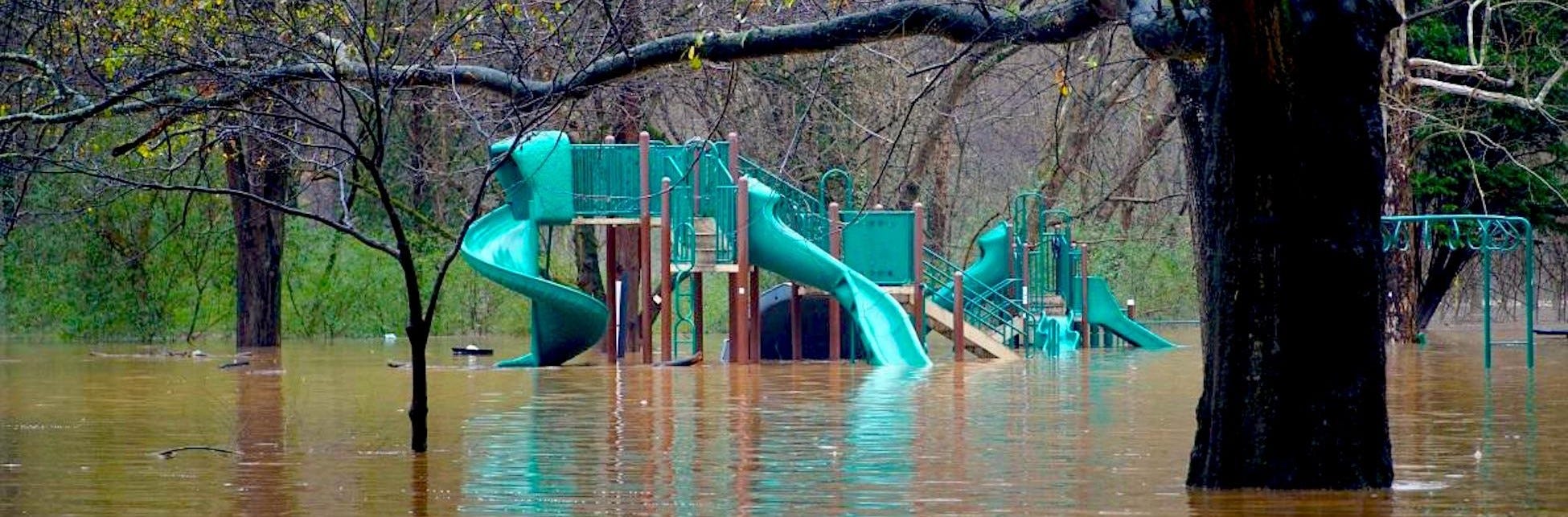 Inspecting a Playground After a Flood