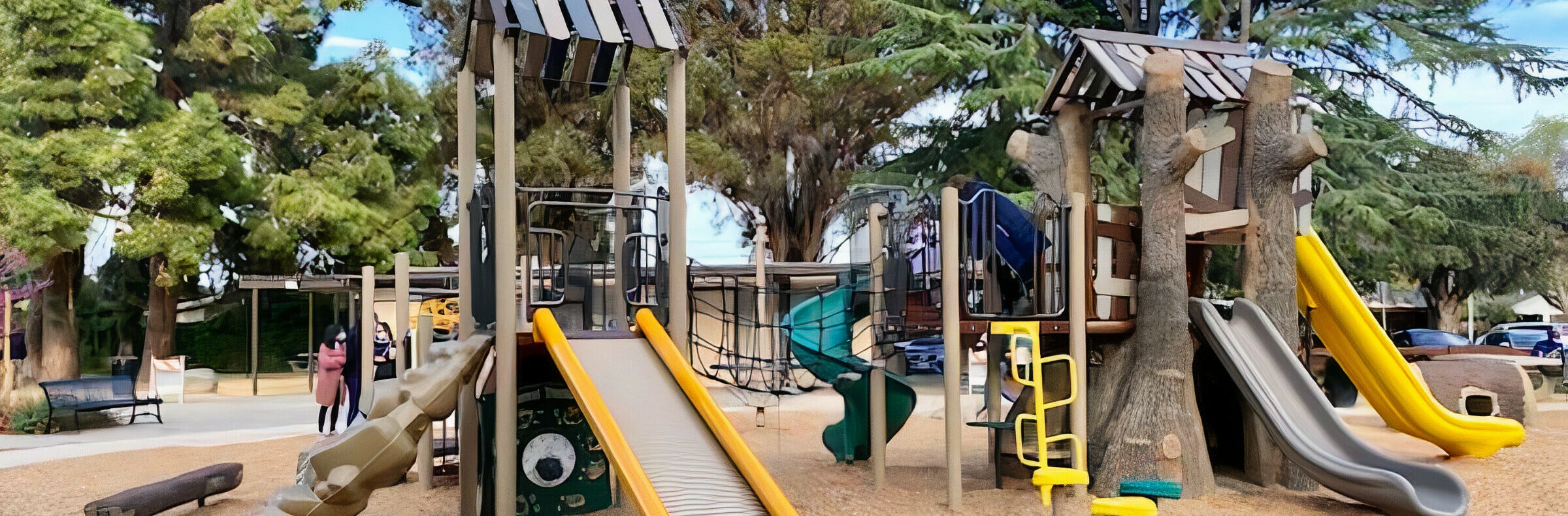 New California Playground Made Possible by GameTime Playground Grant