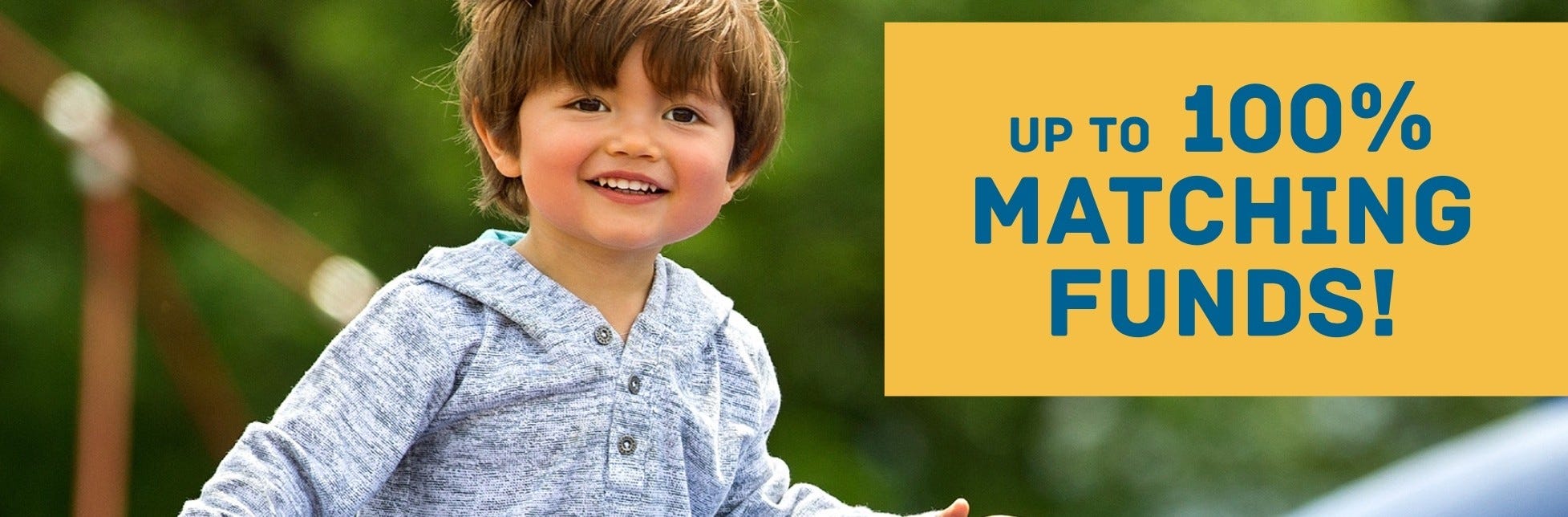 GameTime Cares™ Program Expands to Offer Up to 100 Matching Funds