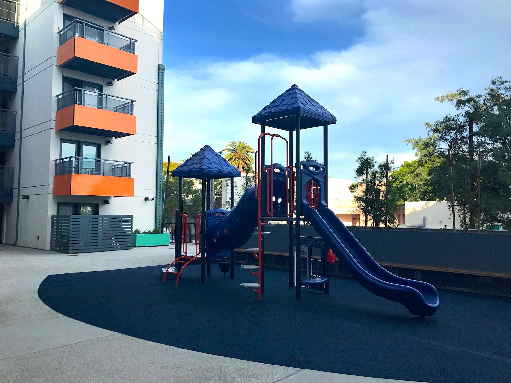 Selma Housing Rooftop Playground