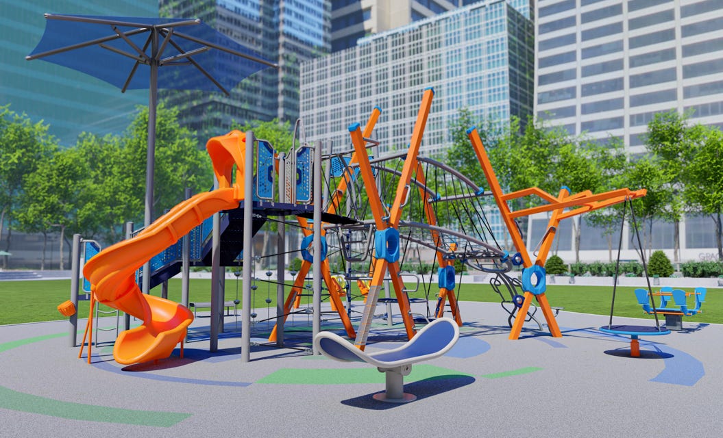 Everwood by GameTime Forest-themed play system