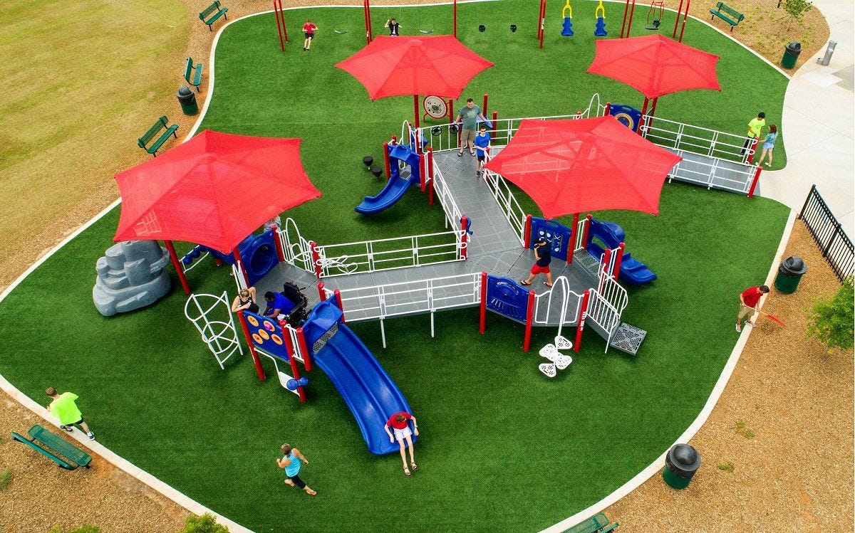 Playground Shade by GameTime Shade over a playground