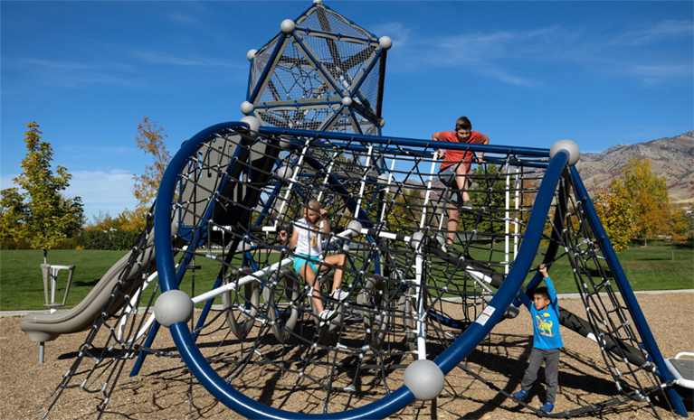 Kidding Around Play Structure - Daycare Playground Equipment - American  Parks Company