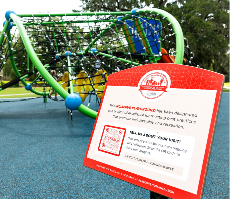 Award-winning playground and outdoor recreation project used as a national demonstration site