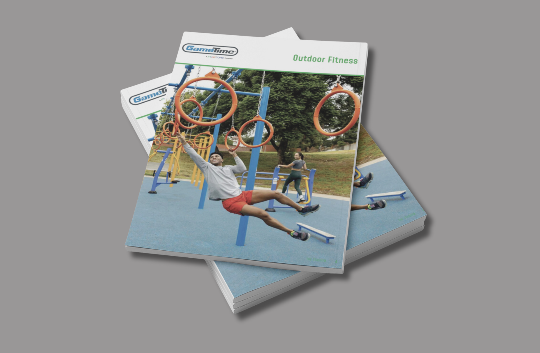 Larger green and blue play system